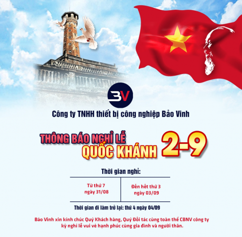 Thông báo nghỉ lễ Quốc Khánh 2024